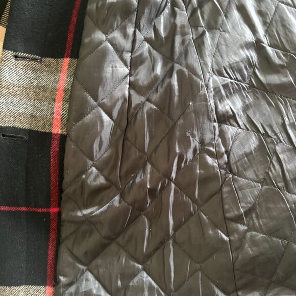 Plaid cashmere wool coat - Picture 13 of 14